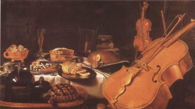 Pieter Claesz Still Life with Musical instruments (mk08)